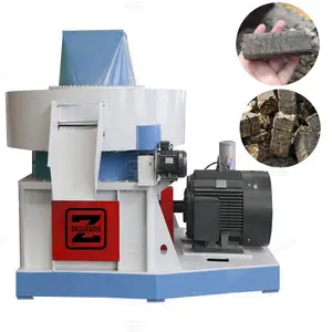 Plastic RDF Refuse Derived Fuel Cube Briquette Press Machine Solid Waste Cloth Briquetting Pellet Making Machine For Recycle