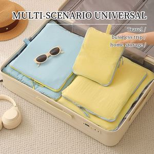 Sac de rangement portable en tissu Taslon de style minimaliste japonais pour vêtements et bagages - Product Image 3