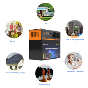 สถานีไฟฟ้าพกพา 1000W, แบตเตอรี่สำรอง Lifepo4 ความจุ 12V 100Ah 120Ah 150AH 170Ah พร้อมเครื่องกำเนิดพลังงานแสงอาทิตย์ 1Kw - Product Image 4