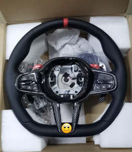 Volante Deportivo M Mejorado para <span class=keywords><strong>BMW</strong></span> G20 G28 G30 G38 X3 X4 X7 I3 <span class=keywords><strong>I4</strong></span>, Volante Completamente en Cuero - Product Image 3