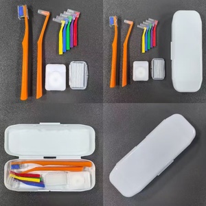 2024 nouveauté orthodontie Portable 9 pièces Kits dentaires usage domestique brosse à <span class=keywords><strong>dents</strong></span> orthodontique avec <span class=keywords><strong>gomme</strong></span> à taches dentaires - Product Image 3
