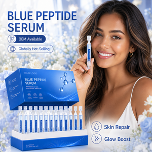 OEM Blue <b>Serum</b> Korean Laboratory Skin Repair Brightening Apply Facial <b>Serum</b> Custom Sample Private Label Manufacturer - Product Image 5