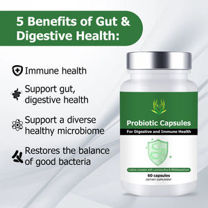 Own Brand Probiotic Capsules for Adults Enhance Immunity Gut-Immune Axis Support Microbiome Diversity Balance Promote Gut Health - Product Image 4