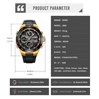 Jam Tangan Olahraga Digital Pria SKMEI 2808 Baru, Tahan Air 50M, Multifungsi, Kronograf, Tampilan Tanggal, Jam Tangan Outdoor
