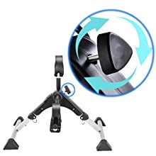 Ejercitador de pedal de <span class=keywords><strong>ejercicio</strong></span> de escritorio de bicicleta plegable <span class=keywords><strong>para</strong></span> entrenamientos de cardio <span class=keywords><strong>en</strong></span> <span class=keywords><strong>casa</strong></span> - Product Image 3