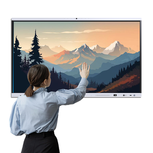 หน้าจอแสดงผลแบบอินเทอร์แอคทีฟขนาด 75 นิ้ว 110 นิ้ว สมาร์ทไวท์บอร์ดแบบสัมผัส ทีวี 4K UHD สมาร์ทมัลติมีเดียทีวี สำหรับการสอนในโรงเรียน - Product Image 3