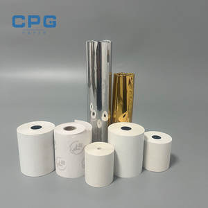 Rouleaux de papier thermique 80x80mm de haute qualité sans BPA, directement de l'usine, en vrac sur palette, pour caisses enregistreuses, TPV et guichets automatiques, avec revêtement supérieur, certifiés ISO9001 - Product Image 1