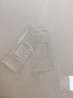 Emballage blister PET anti-écrasement séparé avec fermeture à clip pour chargeur de téléphone et câble USB, blister de protection
