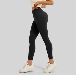 USA Oversea Warehouse High Waist Slim Breathable Yoga Pants for Women Full Length Fitness Running Sports Leggings Yoga Leggings - Product Image 6