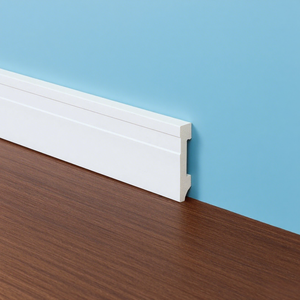 Vente chaude De Luxe 100% PS Enduit Plinthe PVC Plinthe 70*15MM Meilleur Prix Accessoire Étanche pour Plancher Moderne - Product Image 1