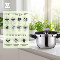 Casserole à pression ZHEN NENG 6L 8L durable en acier inoxydable, outil de cuisine de haute qualité, appareil de cuisson rapide pour la maison