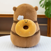 Vente chaude de haute qualité Capybara doux poupée sac à dos eau cochon d'inde en peluche mignon gros Capybara