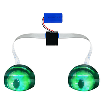 Led gözler panal ekran led melek gözler ışık led ekranlı pano akıllı app programlanabilir özel göz animasyonlar ekran çanta için led