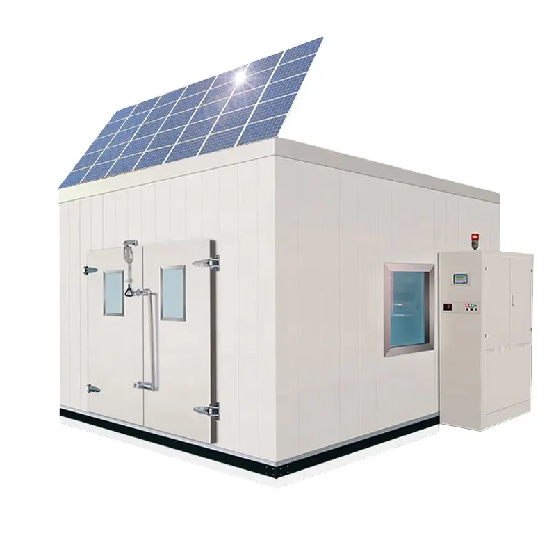 China 20 ft solar power container cold room cold room wih solar panels