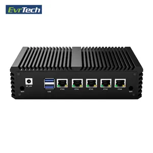pfsense n5105 Industria media converter 2.5gb poe 5port mini cheap vpn pc network firewall router appliance for vision camera