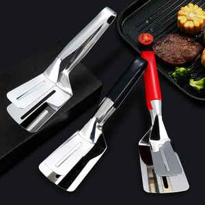 Envío directo disponible. Pinzas para carne de acero inoxidable 304, espátula de cocina, pinzas espátula multifuncionales y gruesas para el hogar - Product Image 1