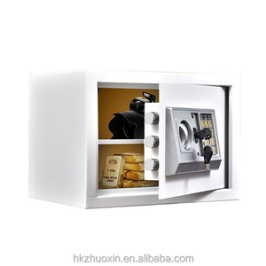 Coffre-fort en acier laminé à froid avec serrure à clé et clavier numérique électronique pour la maison, l'hôtel, le bureau - Rangement durable - Product Image 4
