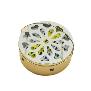 Stainless Steel Mosquito Coil Box With Lid Large Fireproof <b>Holder</b> For Mosquito And Insect <b>Control</b> Durable Design - Product Image 1