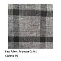 Tissu imperméable ignifuge en polyester Oxford 300D enduit PU, double ton, motif Danse du Dragon, pour sellerie automobile et usage extérieur