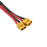 Câble XT60 pré-crimé plaqué or certifié ROHS, 12AWG, haute intensité, pour modèles RC et trottinettes électriques