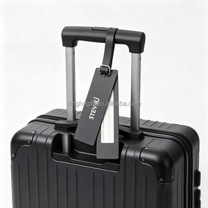 ป้ายติดกระเป๋าเดินทางหนัง PU นิ่ม ทนทาน กันน้ำ สลักชื่อและโลโก้ตามสั่ง - Product Image 6