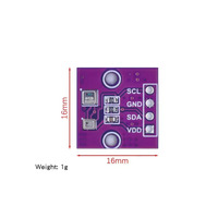Modul Sensor Digital Berkualitas Tinggi AHT20 BMP280 Modul Tekanan Udara dan Suhu Kelembaban untuk Sensor Suhu