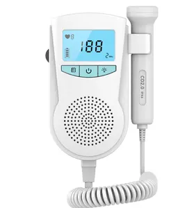 510K Fetal Doppler acoustic wave household medical equipment with two listening modes Baby Heart Rate Monitor