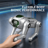 Aismartlink RC ROBOTER-HUND KI Ferngesteuerter Roboterhund, Intelligente Sprachsteuerung, Programmierbares Elektrisches Spielzeug für Kinder