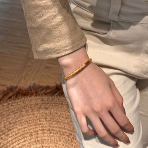 Dylam Luxurious Daily Wear Jewelry 22K Gold Plated Sterling <b>Silver</b> 5A Zirconia Wheat Ears Women Jewellery <b>Bracelets</b> <b>Bangles</b> - Product Image 3