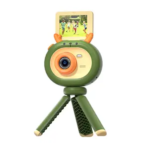 S2 Mini Cartoon Camera 2.4 Inch HD Screen Front Rear Dual-Camera Educational Children Toys Portable Video Camera Digital