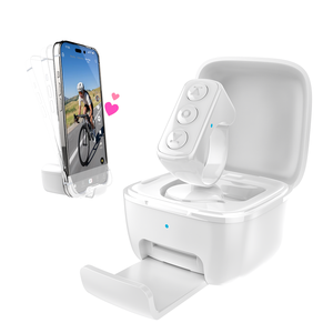 Control Remoto Bluetooth para Selfies con Anillo Magnético para Pasar Páginas de Kindle y Controlar la Desplazación de <span class=keywords><strong>Videos</strong></span> en TikTok - Product Image 2