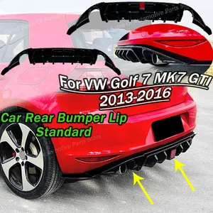 Lèvre de pare-chocs arrière pour Golf 7 MK7 2013-2016, diffuseur standard, spoiler, protection, kit carrosserie, pièces tuning auto - Product Image 1