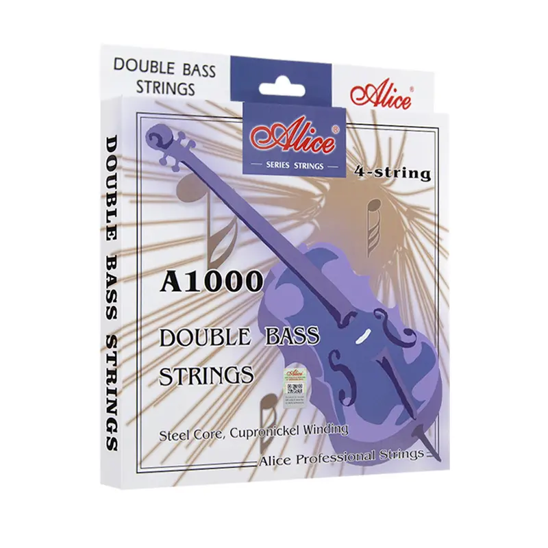 A1000 Alice Doppelcello-String deutsches Silberlegierungsdraht gewickelt Doppelbass Cello-String Alice