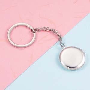 Customized Vintage <b>Key</b> <b>Chain</b> Stainless Steel Pocket Gold Plating Laser Engraved Logo for Remembering Friends - Product Image 5