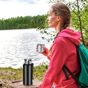 Bouteille isotherme sous vide à grande capacité 1,5 L avec tasse, en acier inoxydable, pour café, boissons chaudes et froides, gourde à eau - Product Image 6