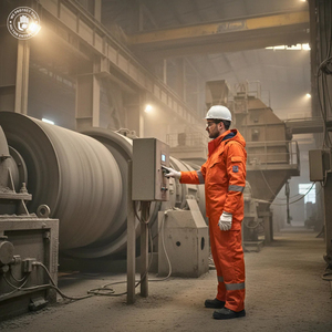 ชุดคลุมทำงานนิรภัยแบบยูนิเซ็กซ์ ผ้า Nomex น้ำหนักเบา ระบายอากาศได้ดี ยี่ห้อ Orange TAGCO SAFETY พร้อมแถบสะท้อนแสง แขนยาว - Product Image 3
