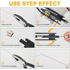 Pince à fil de sécurité de 9 pouces, outil de torsion de fil, pince à verrouiller le fil, outil de torsion de fil pour l'industrie aéronautique et automobile - Product Image 6