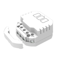 Venta al por mayor de fábrica 10A 100-240V Tuya Zigbee/malla 2 canales par de actuador de control de voz con interruptor cinético para control de iluminación
