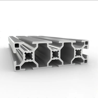 Profils d'extrusion en aluminium anodisé série 6000 sur mesure OEM pour cadre industriel, pliage, découpe, soudage, européen