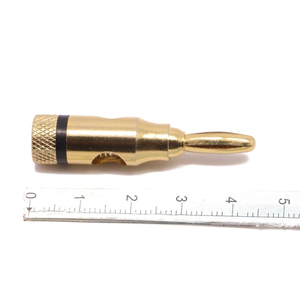 Аудиоразъем-банан 4 мм с золотым покрытием, 32А 600В, штекер/гнездо, корпус из ПВХ, для усилителя мощности и аудиосистем - Product Image 6