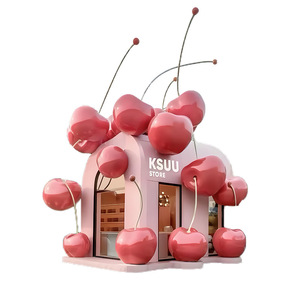 Escultura Decorativa Cuadrada de Fibra de Vidrio Reforzada con Plástico, Diseño Abstracto, para Puerta, Estilo Creativo, Popular en Internet - Product Image 5