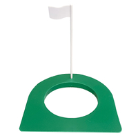 Coupe de golf en plastique réglementaire avec drapeau pour entraînement intérieur/extérieur