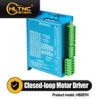 Contrôleur de moteur pas à pas numérique HLTNC en boucle fermée 2 phases DSP hybride DC24-90V AC24-60V 6A HB857H Nema 17 23 34