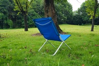 Chaise de plage inclinable Accoudoir Randonnée Chaise pliante avec repose-pieds