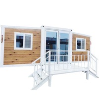 Plan de maison préfabriquée moderne de 2 à 3 chambres, maisons modulaires portables, mini-casas modulares, extension de maison extensible, maison préfabriquée moderne