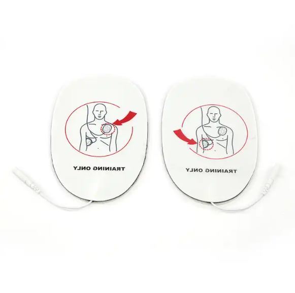 Foam Pigtail Needle Type TENS Pad Medical Equipment Massage Defibrillation Electrode Pad Adult AED Equipment Training Pad