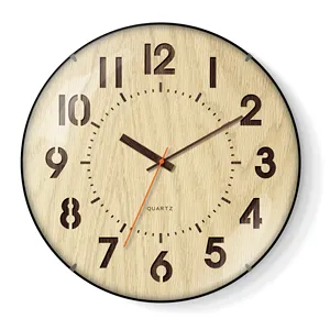 14 дюймов в японском стиле, часы для женщин и мужчин, часы мужские, украшения мода сводчатый Стеклянные Настенные Часы