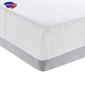 High Quality Breathable Knitted Luxury Foam Roll Up Mattress King Size Bed Mattress Cool Gel Infused Memory Foam Mattresses