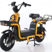 Scooter électrique pliable intelligent 60V 20Ah 350W avec GPS, haute puissance, pour livraison de repas, longue autonomie, vélo cargo avec boîte de rangement et moyeu arrière