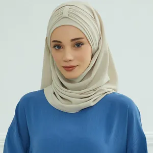 MOTIVE FORCE 2023 New premium instant hijab malaysia turban scarf hijab scarf for muslim ladies ethnic scarves